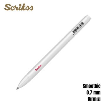 Scrikss Smoothie Jel Kalem 0.7mm Kırmızı