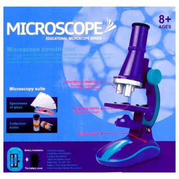 Asya Oyuncak Mikroskop Pilli 450x