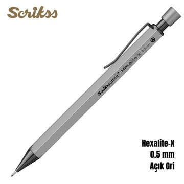 Scrikss Office Versatil Kalem Hexalite-X 0.5mm Açık Gri