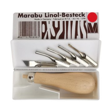 Marabu Linol Oyma Seti 6 Parça Plastik Kutu