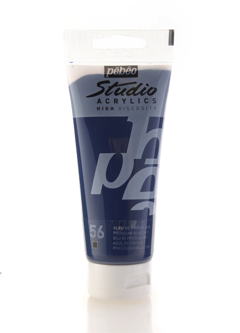 Pebeo Studio Akrilik Boya 100ml 56 Prussian Blue