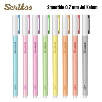 Scrikss Smoothie Jel Kalem 0.7mm Siyah