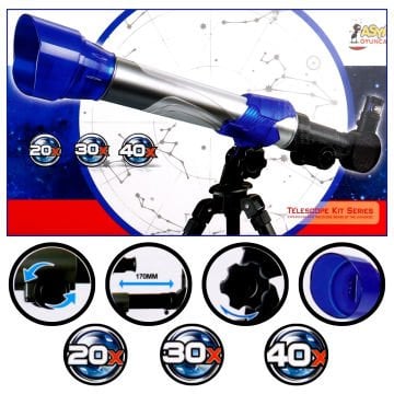 Asya Oyuncak Teleskop 40x Kiti