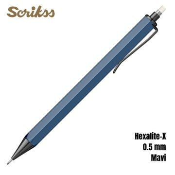 Scrikss Office Versatil Kalem Hexalite-X 0.5mm Mavi