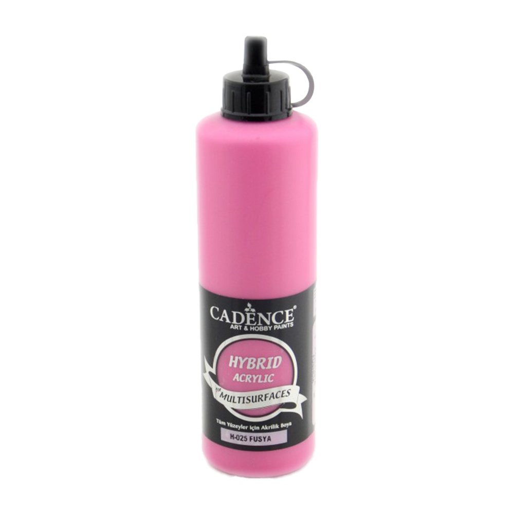 Cadence Akrilik Boya Hybrid Multisurface 500ml H025 Fuşya