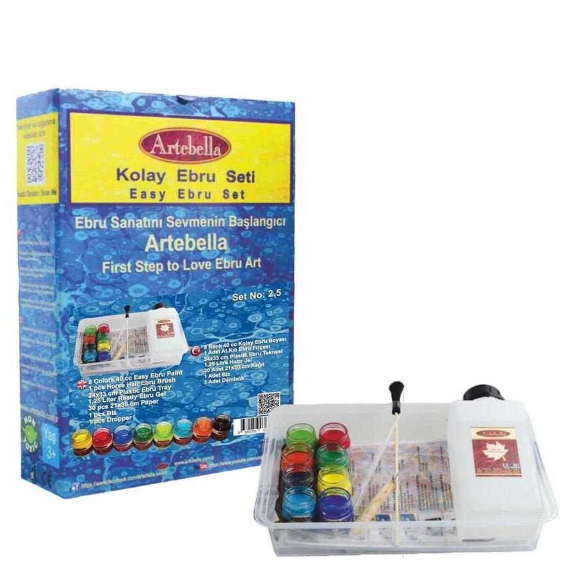 Artebella Ebru Başlangıç Seti No: 2.5