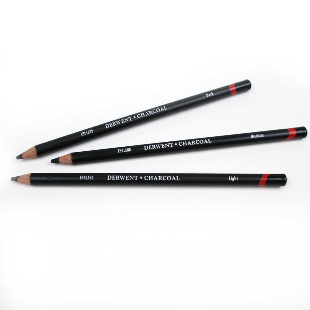 Derwent Charcoal Füzen Kalemi Light (Açık)
