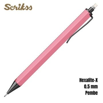 Scrikss Office Versatil Kalem Hexalite-X 0.5mm Pembe
