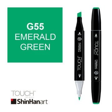 ShinHan Art Touch Twin Marker G55 Emerald Green