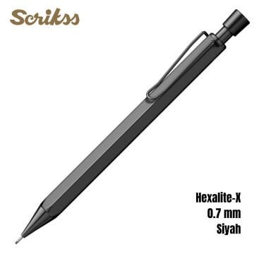 Scrikss Office Versatil Kalem Hexalite-X 0.7mm Siyah