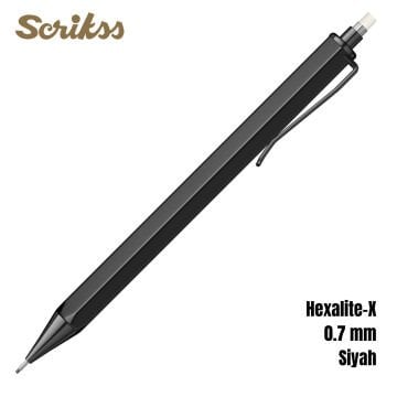 Scrikss Office Versatil Kalem Hexalite-X 0.7mm Siyah