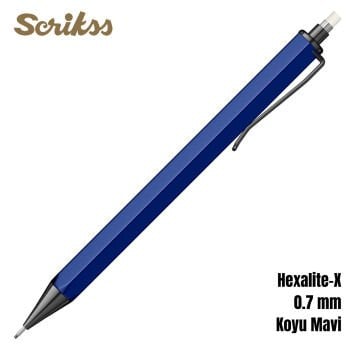 Scrikss Office Versatil Kalem Hexalite-X 0.7mm Koyu Mavi