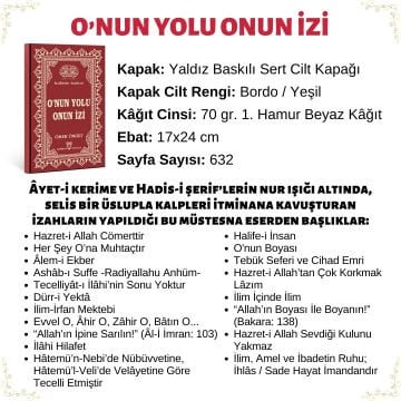 O'NUN YOLU ONUN İZİ