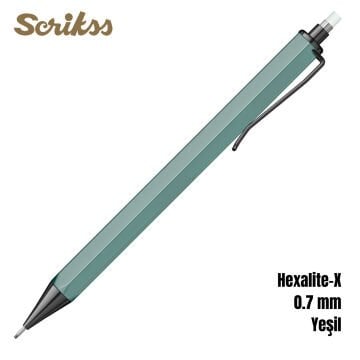 Scrikss Office Versatil Kalem Hexalite-X 0.7mm Yeşil
