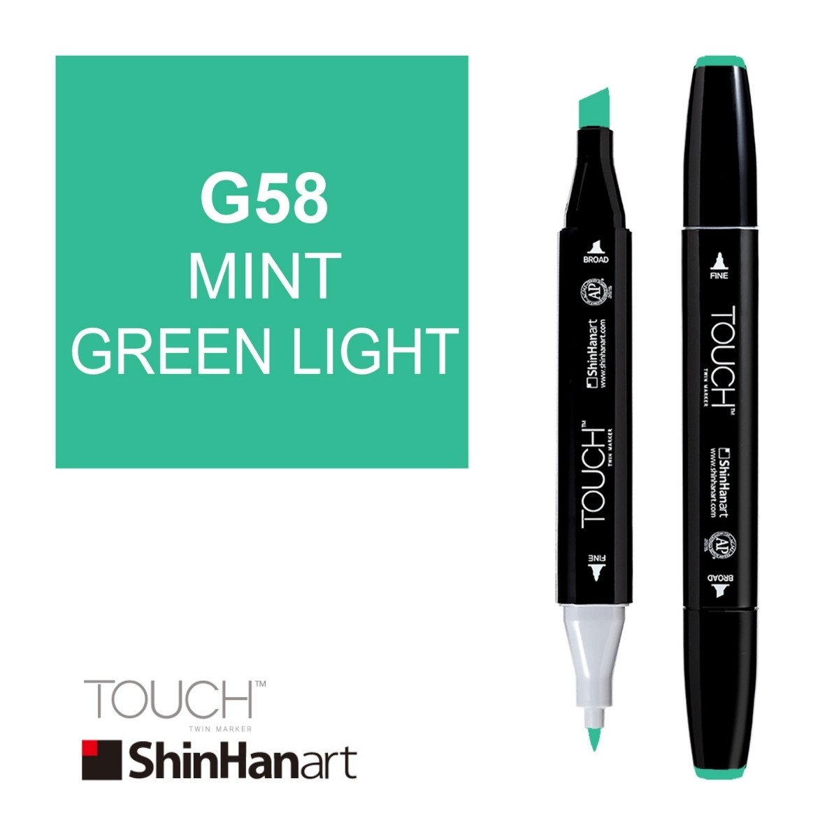 ShinHan Art Touch Twin Marker G58 Mint Green Light