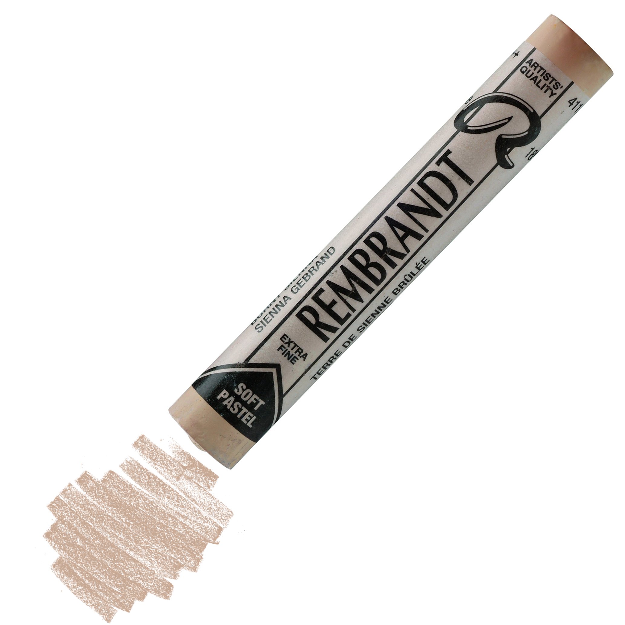 Rembrandt Soft Pastel Boya Tekli Yedek Renk 411-9 Burnt Sienna
