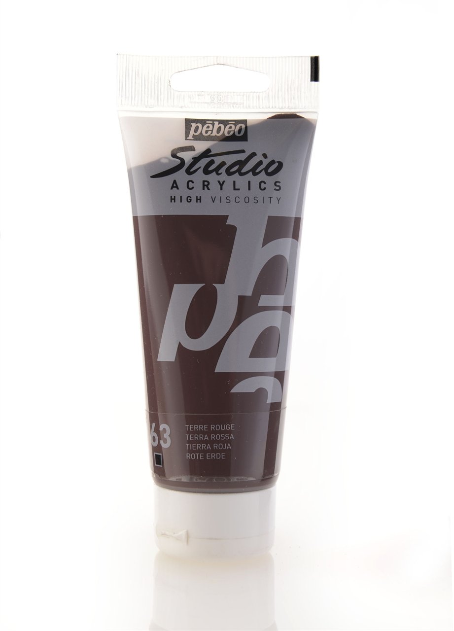 Pebeo Studio Akrilik Boya 100ml 63 Terra Rossa