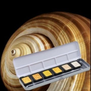 Finetec Pearlescent Sulu Boya Seti Yaldız 6 Renk F0601