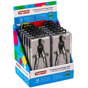 Bigpoint Profesyonel Pergel Seti Metal 3lü