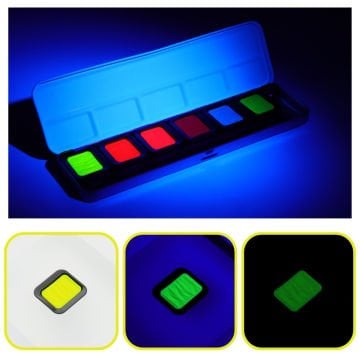 Finetec Pearlescent Sulu Boya Seti Neon 6 Renk FN9000