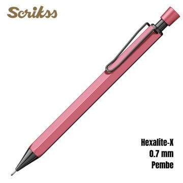 Scrikss Office Versatil Kalem Hexalite-X 0.7mm Pembe