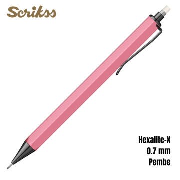 Scrikss Office Versatil Kalem Hexalite-X 0.7mm Pembe