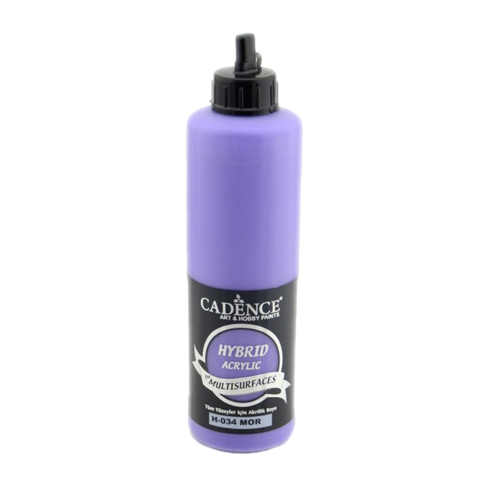 Cadence Akrilik Boya Hybrid Multisurface 500ml H034 Mor