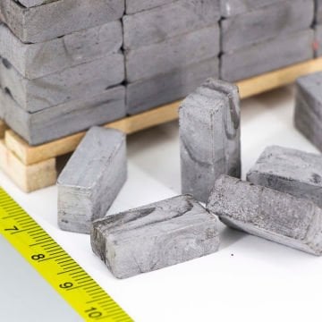 Eshel Maket Mİnyatür Pres Tuğla Gri 1/12 2x0.7x1cm 200li