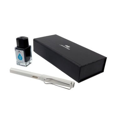 Jinhao Dolma Kalem Seti 15ml Mürekkepli Kutulu Beyaz