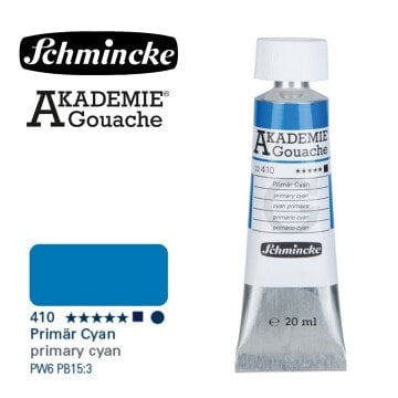 Schmincke Akademie Guaj Boya 20ml 410 Primary Cyan