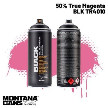 Montana Black Sprey Boya 400ml BLK TR4010 50% True Magenta