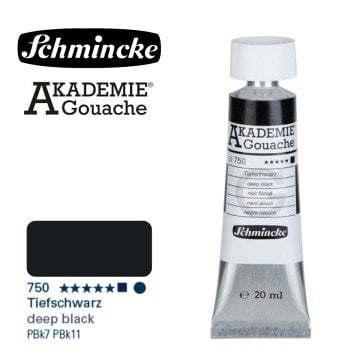 Schmincke Akademie Guaj Boya 20ml 750 Deep Black