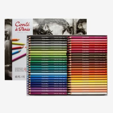 Conté à Paris Pastel Kalem Seti Metal Kutu 48li