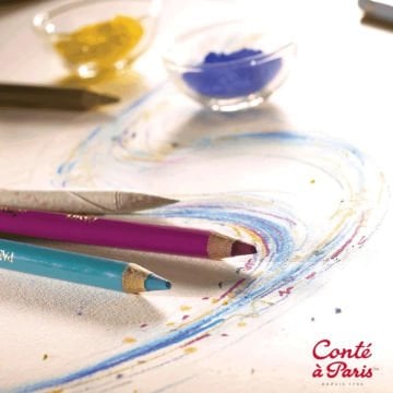 Conté à Paris Pastel Kalem Seti Metal Kutu 48li