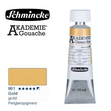 Schmincke Akademie Guaj Boya 20ml 801 Gold