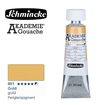 Schmincke Akademie Guaj Boya 20ml 801 Gold