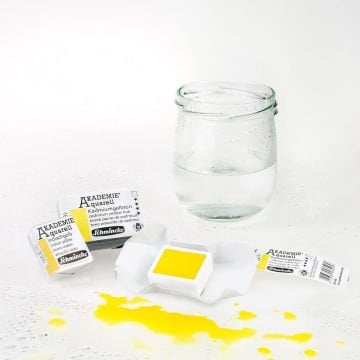 Schmincke Akademie Aquarell Sulu Boya Seti Yarım Tablet 12li 75112