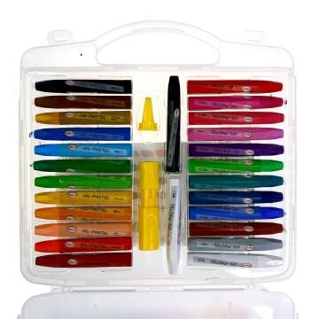 miArt Pastel Boya 24+2 Renk Çantalı