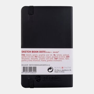 Talens Art Creation Eskiz Bloğu Sert Kapak Dots 80gr 13x21cm 80yp