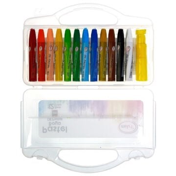 miArt Pastel Boya 12 Renk Çantalı