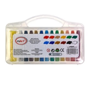 miArt Pastel Boya 12 Renk Çantalı