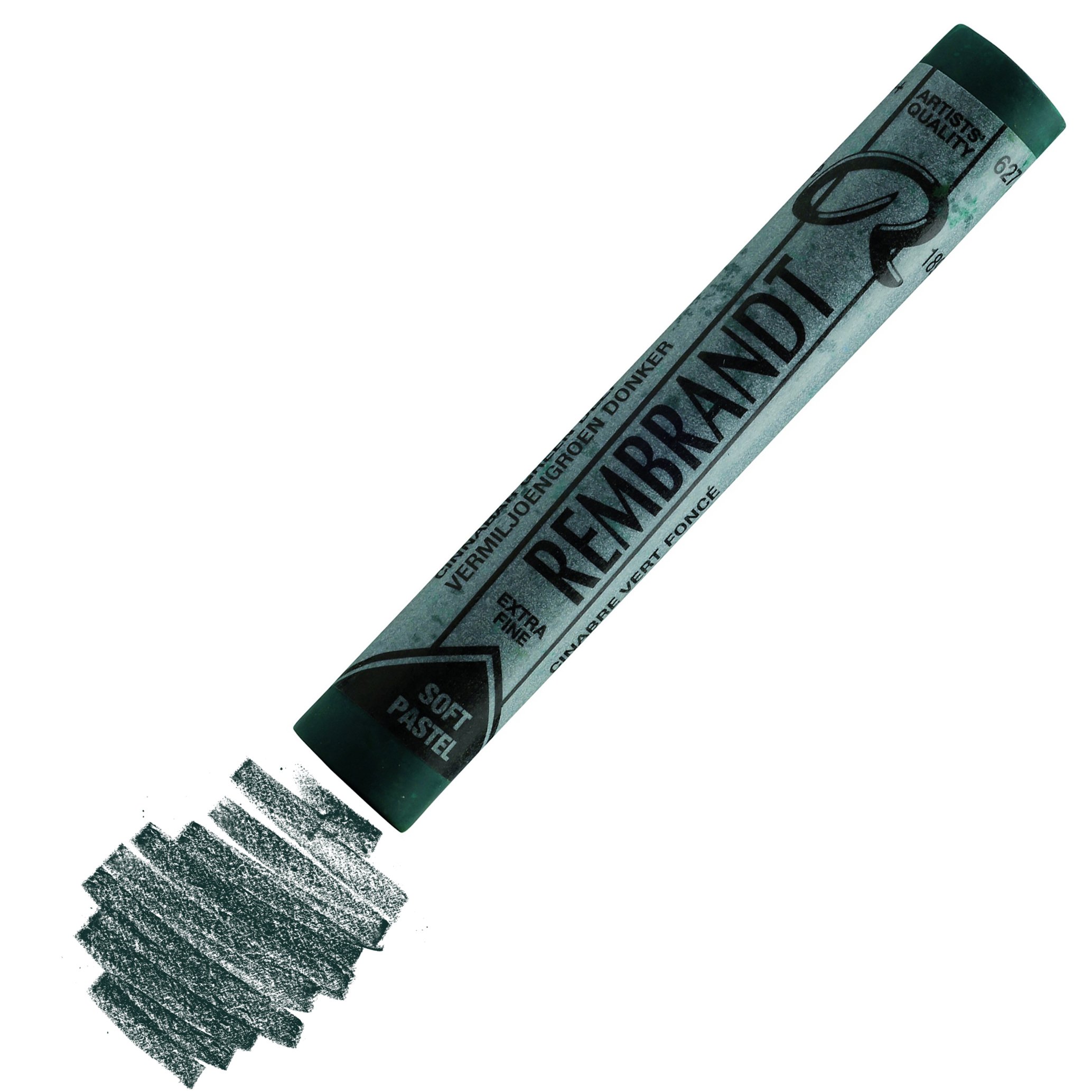 Rembrandt Soft Pastel Boya Tekli Yedek Renk 627-2 Cinnabar Green Deep