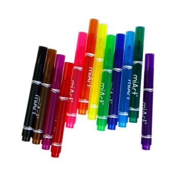 miArt Jumbo Keçeli Kalem 12 Renk