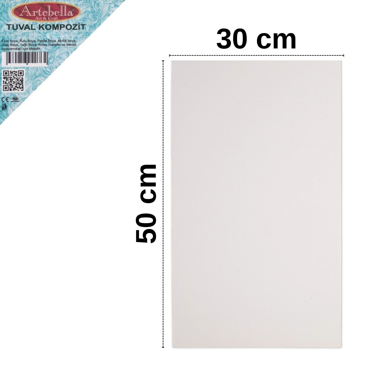 Artebella Pres Tuval Kompozit 30x50cm