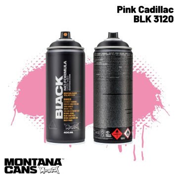 Montana Black Sprey Boya 400ml BLK3120 Pink Cadillac
