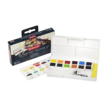 Derwent Inktense 12 Renk Tablet Suluboya Seti No 1