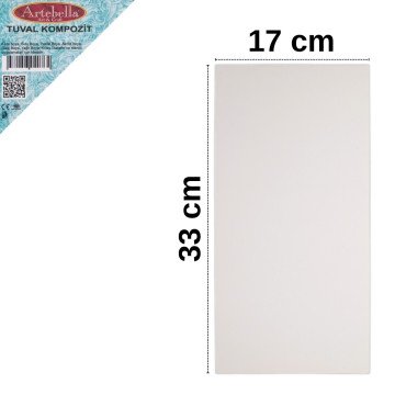 Artebella Pres Tuval Kompozit 17x33cm