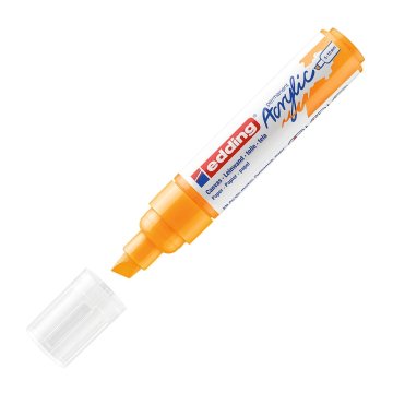 Edding 5000 Akrilik Markör 5-10mm Kesik Uç Güneş Sarısı