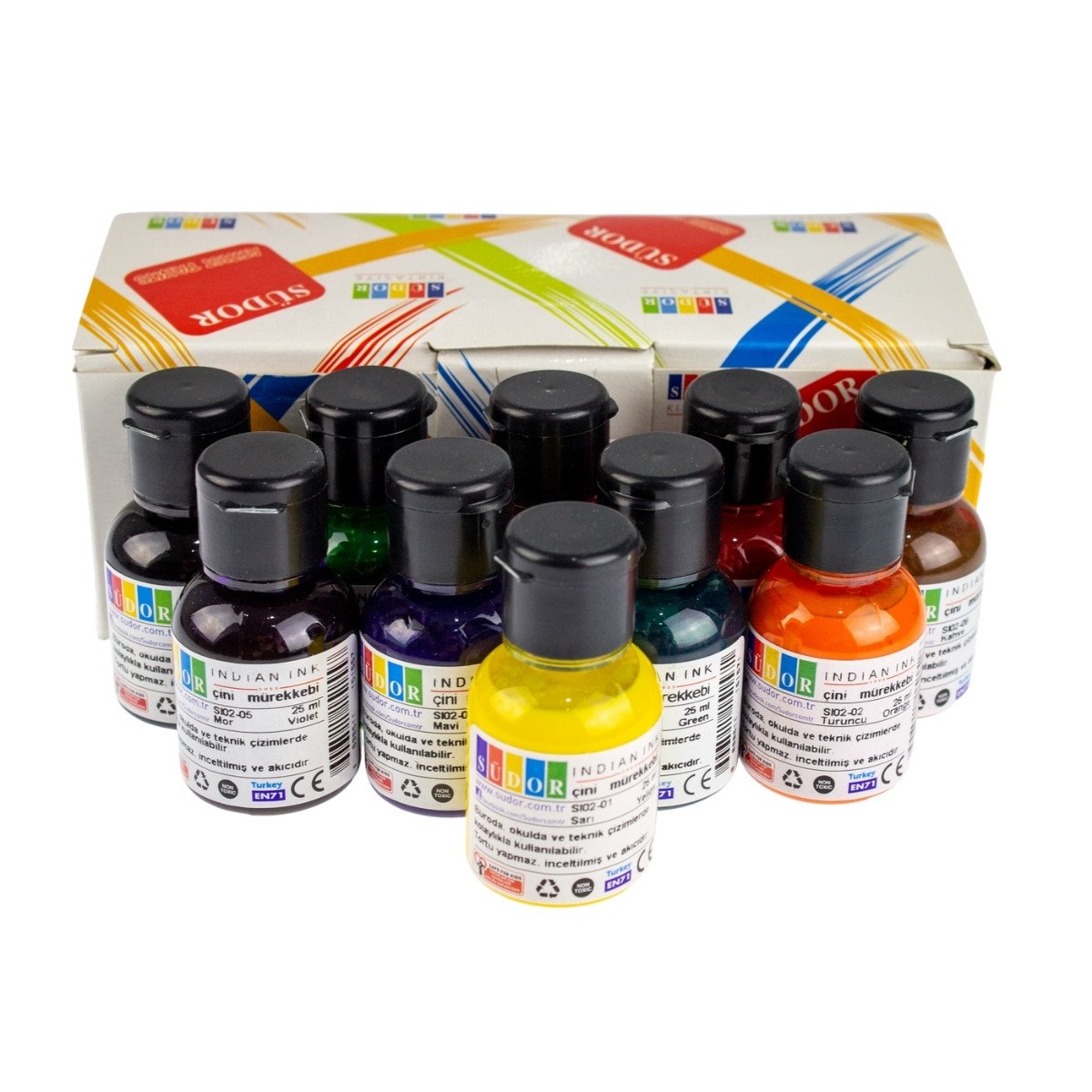 Südor Çini Mürekkebi 25ml 10 Renk