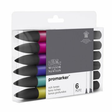 Winsor Newton Promarker Rich Tones 6lı